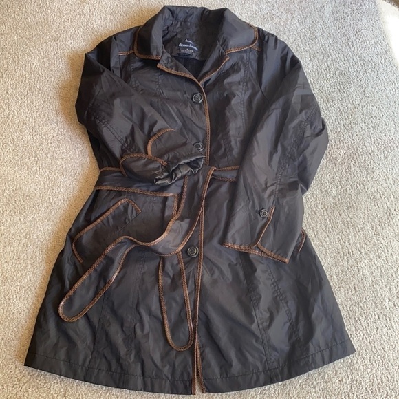 Dennis Basso rai. Trench coat faux lining sz:Medium - Picture 10 of 10